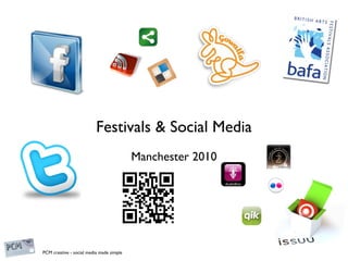 Festivals & Social Media Manchester 2010 