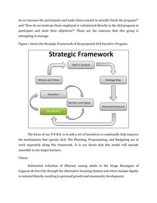 PLANNING, PROGRAMMING, BUDGETING AND SYSTEM ANALYSIS: Alternative ...