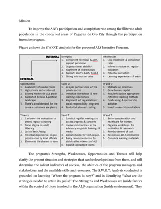 PLANNING, PROGRAMMING, BUDGETING AND SYSTEM ANALYSIS: Alternative ...