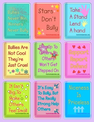 PP bullying cards