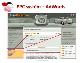 www.michalkubicek.cz<br />PPC systém – AdWords<br />