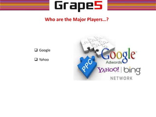 Who are the Major Players…?
 Google
 Yahoo
 