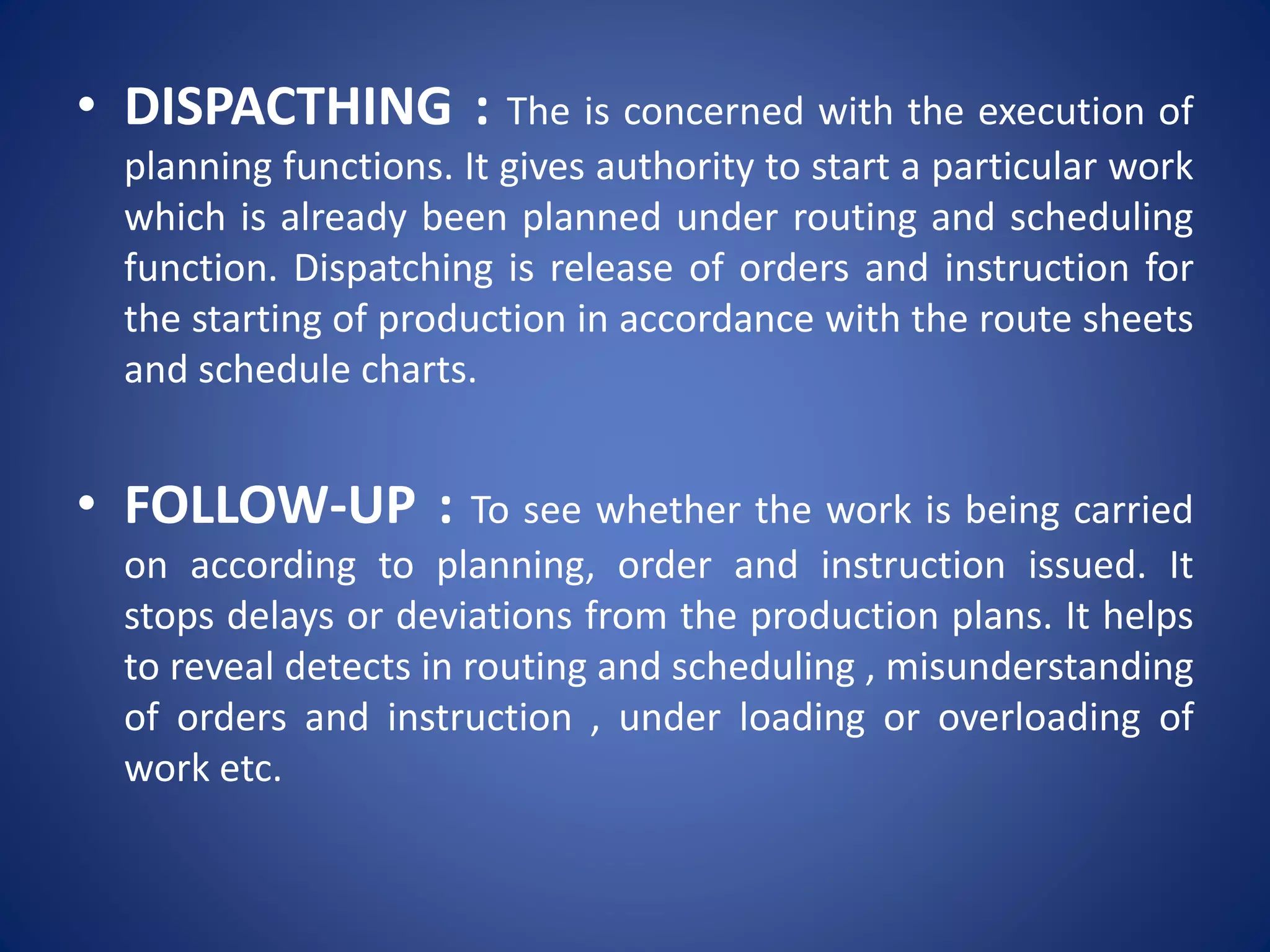 Production Planning & Control | PPTX