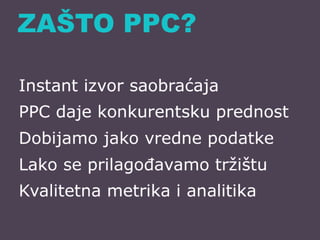 PPC u e-trgovini, PPC Radionica, etrgovina 2014