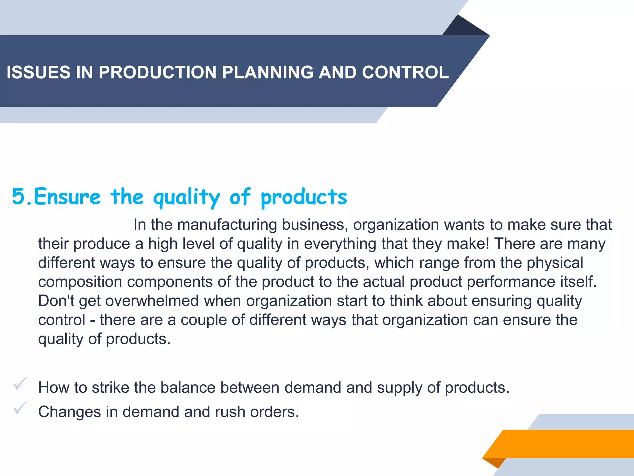 Production Planning and Control in Pharmaceutical Industry | PPTX