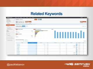 Related Keywords
@paulklebanov
 