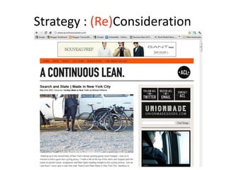 Strategy : (Re)Consideration
 