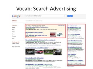 Vocab: Search Advertising
 