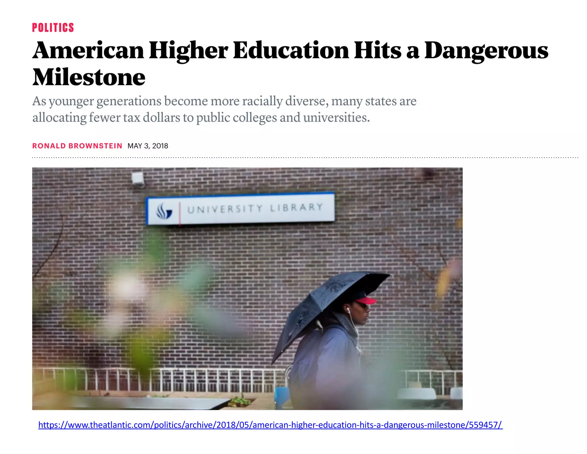 https://www.theatlantic.com/politics/archive/2018/05/american-higher-education-hits-a-dangerous-milestone/559457/
 