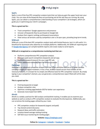 PPC Competitor Analysis - What, Why, How.docx