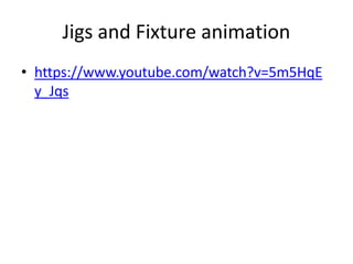 Jig Animation Process Planning and Cost Estimation | PPTX
