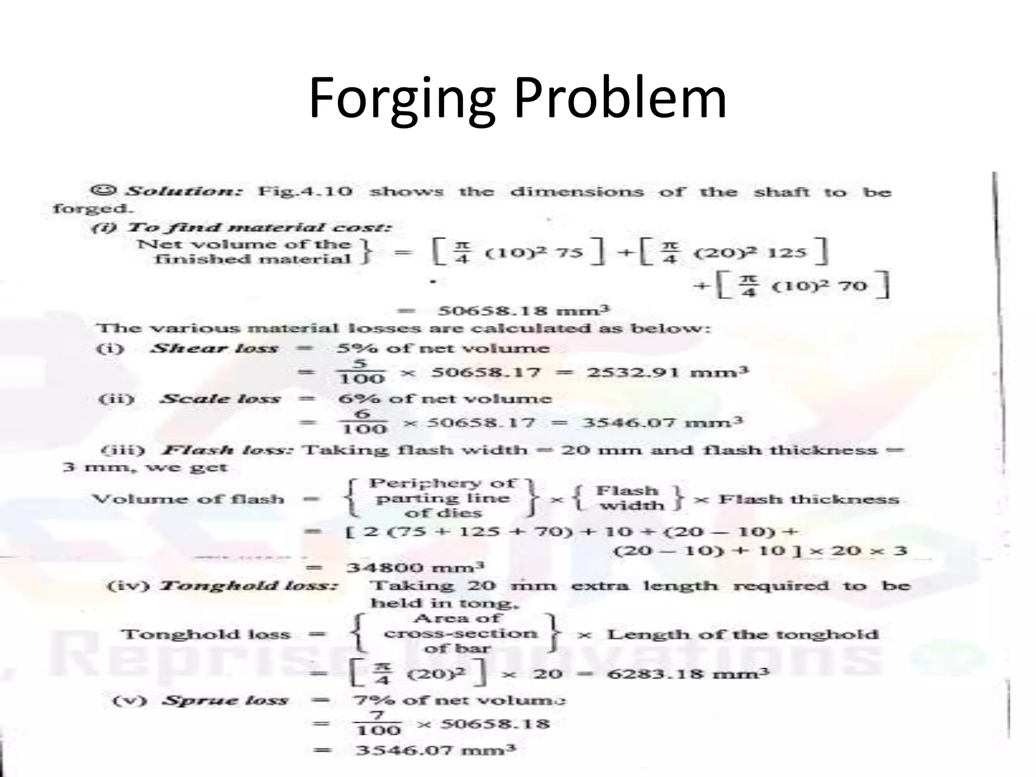 Forging Problem
 