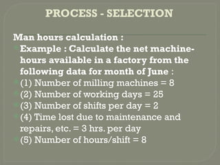 Process Layout Man Process planning and cost estimation- Layout | PPTX