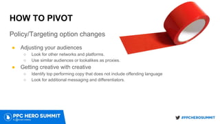 [PPC Hero Summit] When and How to Pivot Your PPC Strategy | PDF