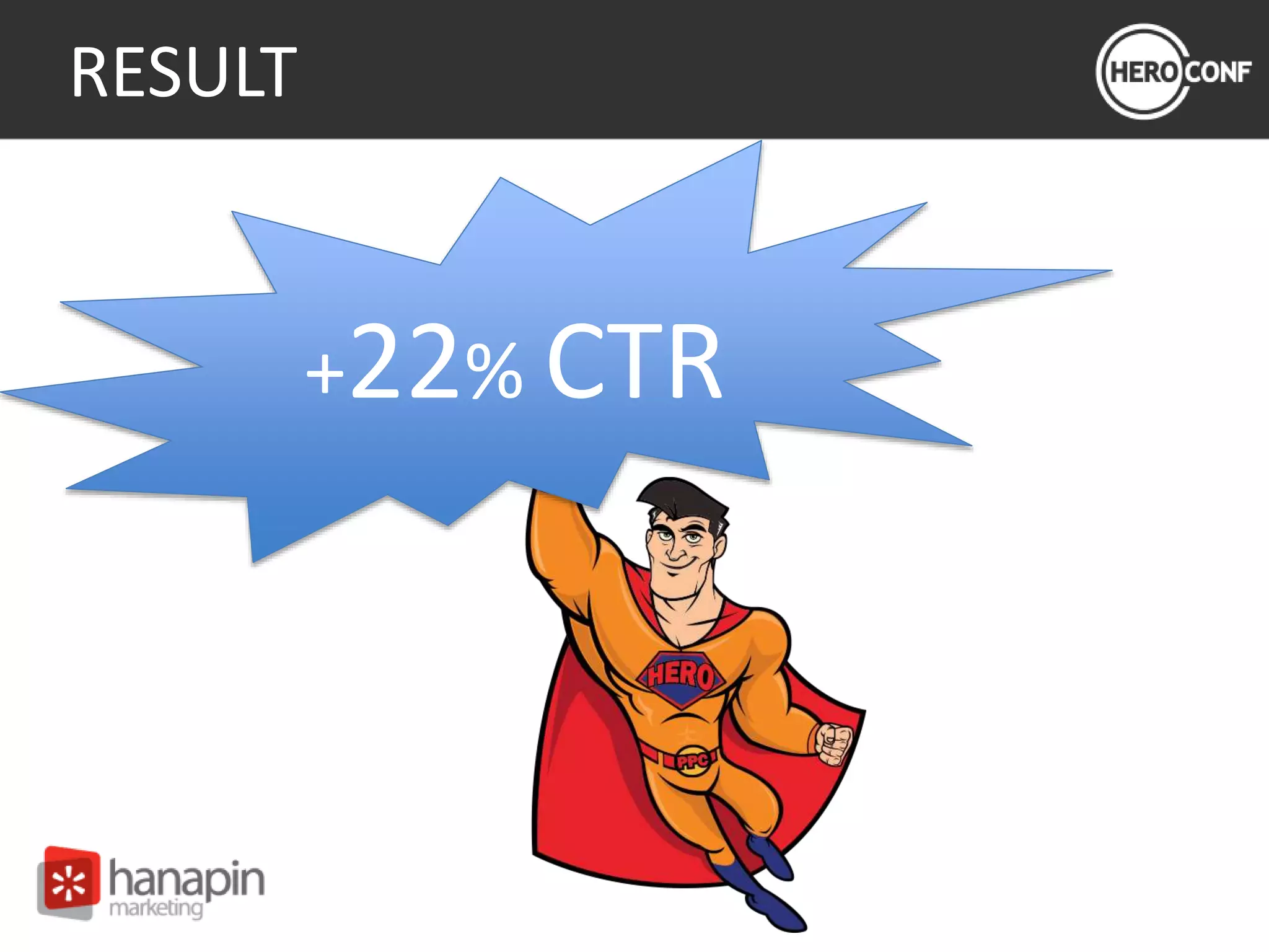 RESULT
+22% CTR
