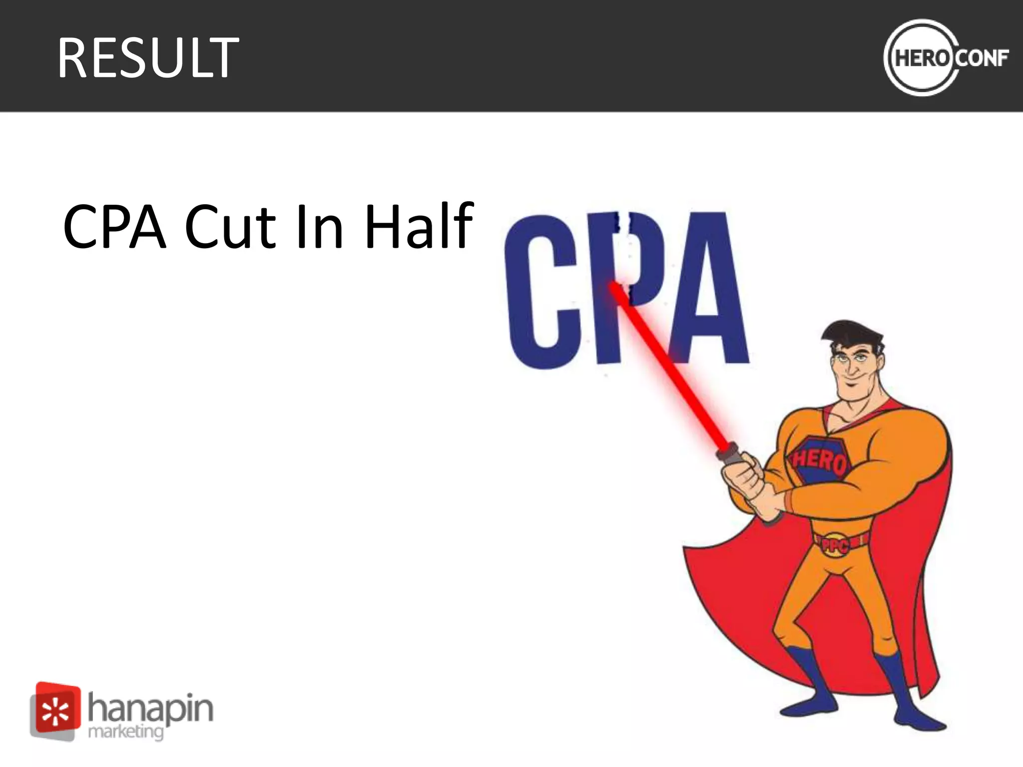 RESULT
CPA Cut In Half