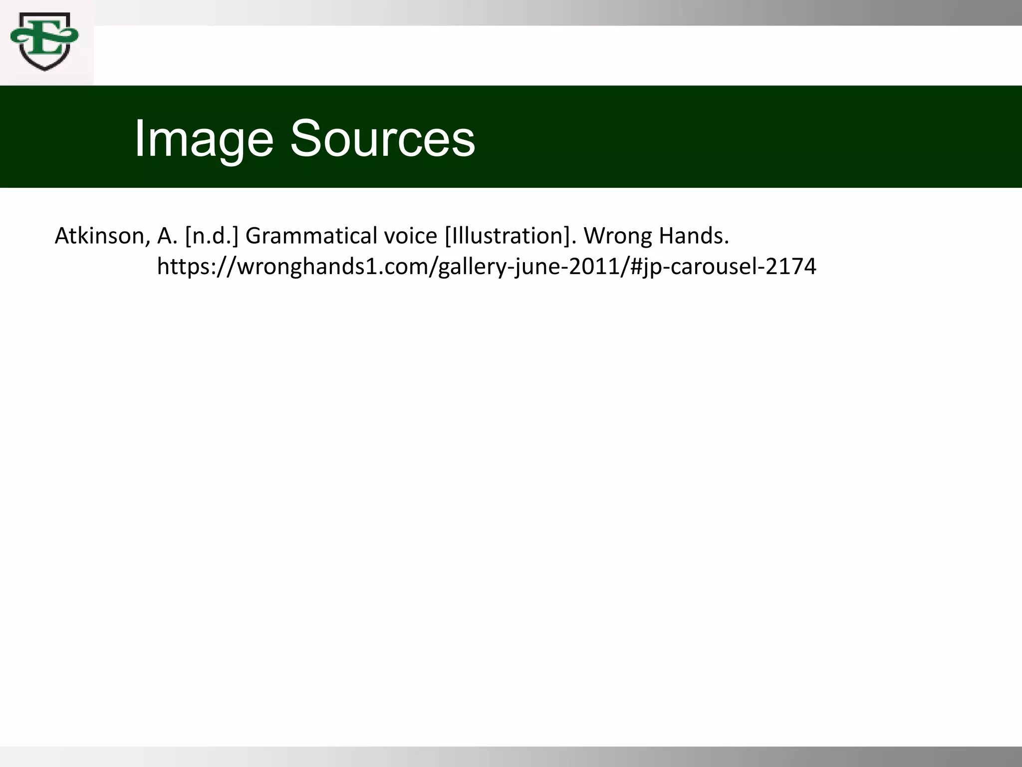 COMM 100 Chpt 3 Emphasis, Voice, and Style