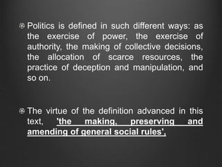 Philippine Political Condition Lecture 1 | PPTX