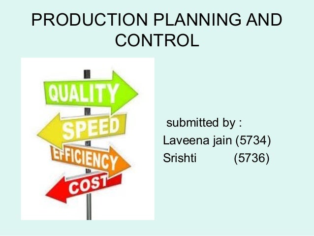 Production Planning And Control