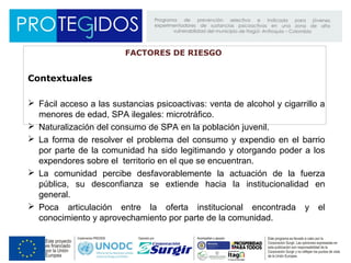 Programa de prevención selectiva para jóvenes experimentadores de sustancias psicoactivas en el Municipio de Itagüi