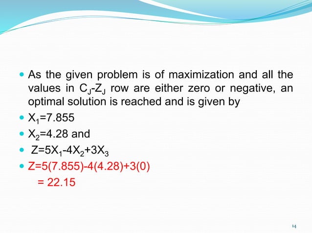 Two Phase Method- Linear Programming | PPTX