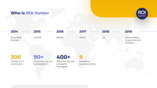 300
Clients on 5
continents
2015
LATAM
2014
Founded;
Europe
2016
MENA
2017
APAC
2018
UK
2019
Online Retail
Cross-channel
S...