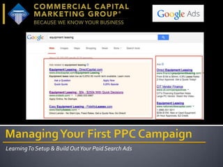 Learning To Setup & Build Out Your Paid Search Ads

 