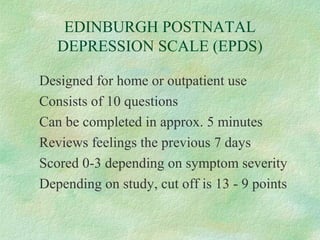 postpartum depression | PPT