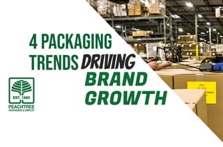 BRAND
GROWTH
driving
4 Packaging 
trends
 