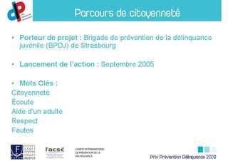 Prix Prévention Délinquance 2009