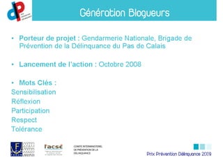 Prix Prévention Délinquance 2009