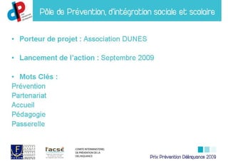 Prix Prévention Délinquance 2009