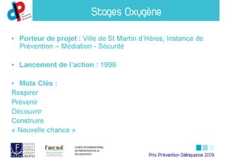 Prix Prévention Délinquance 2009