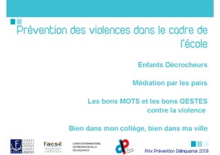 Prix Prévention Délinquance 2009