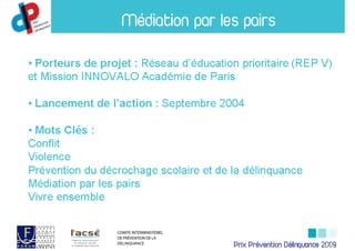 Prix Prévention Délinquance 2009