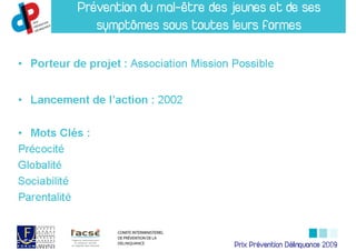 Prix Prévention Délinquance 2009