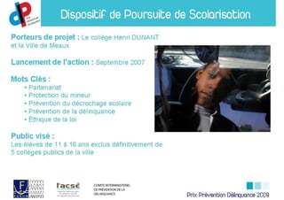 Prix Prévention Délinquance 2009