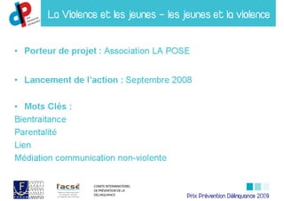 Prix Prévention Délinquance 2009