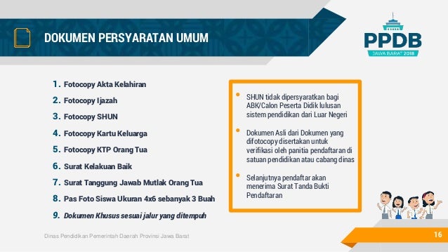Ppdb Jabar 2018 Versi Permendikbud 2018