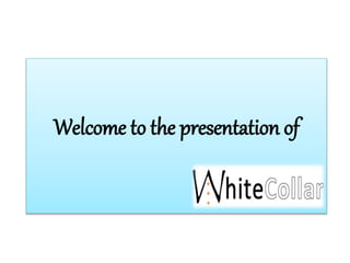 Welcome to the presentation of
 