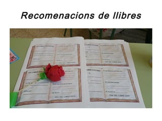 Recomenacions de llibres
 