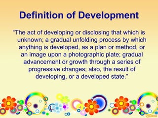 The Nature and Meaning of Development | PDF