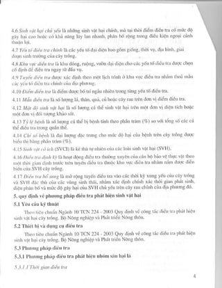 PHƯƠNG PHÁP ĐIỀU TRA DỊCH HẠI TRÊN CÂY RAU