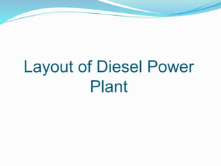 Layout of Diesel Power
Plant
 