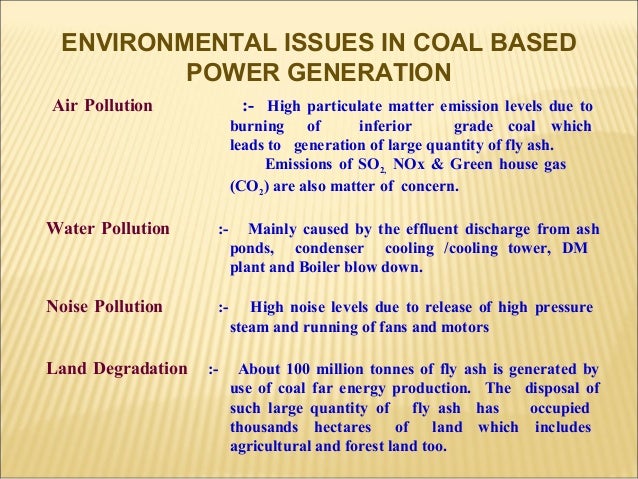 ENVIRONMENTAL IMPACT OF EMISSION OF POWER PLANTS