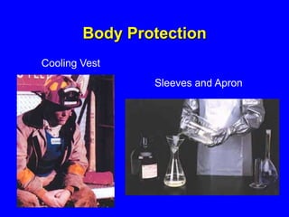Cooling Vest
Sleeves and Apron
Body Protection
 