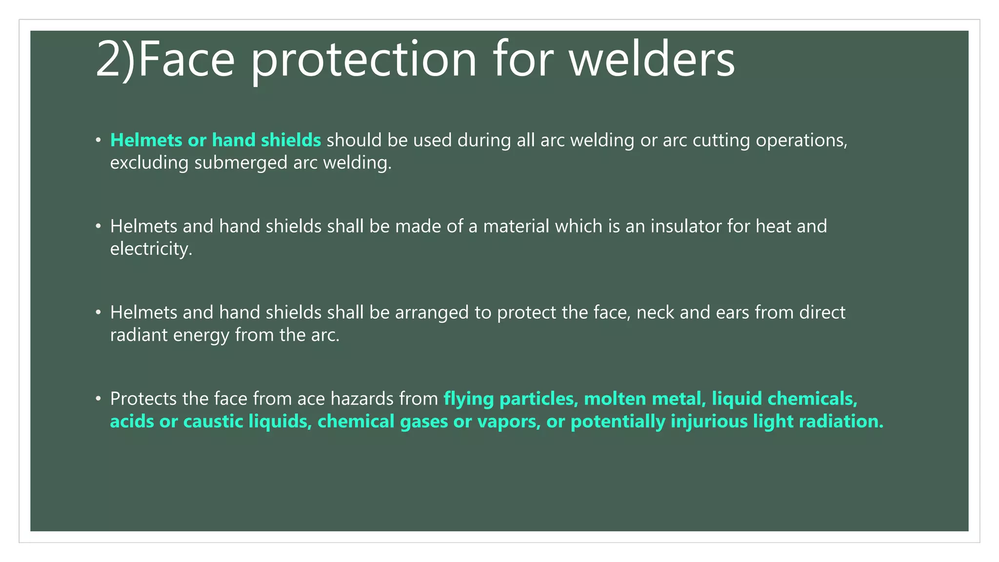 Ppe For Welders Pptx