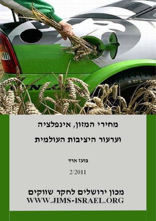 מדיניות סבסוד ביודלק ומחירי מזון 