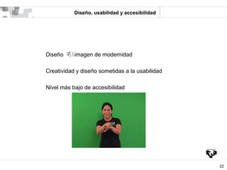 Diseño, usabilidad y accesibilidad




Diseño     imagen de modernidad

Creatividad y diseño sometidas a la usabilidad

Ni...
