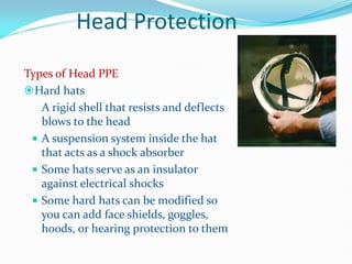 PPE (Personal ) & Its Importance in safety work | PDF